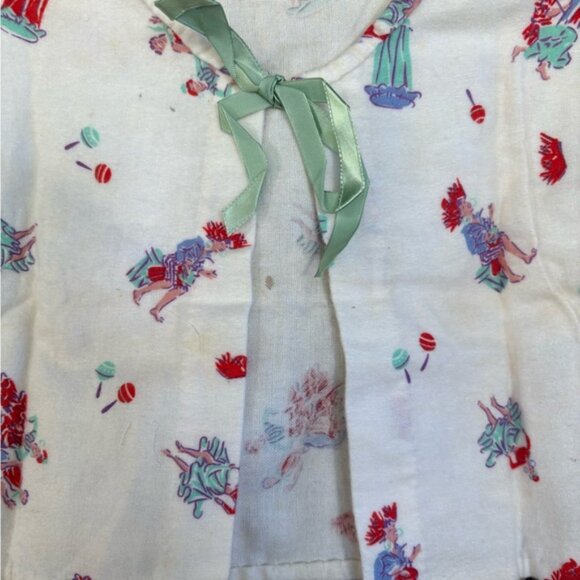 Vintage Handmade Baby’s top with Green Tie - Picture 4 of 6